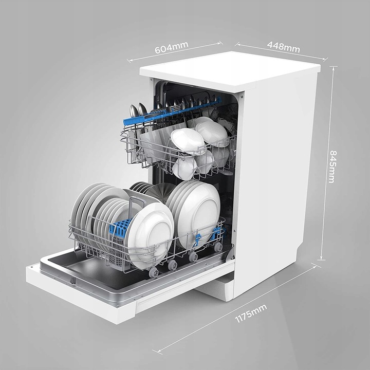 Zmywarka 45cm Midea SF 5.45NW BIAŁA 9kpl 6 programów