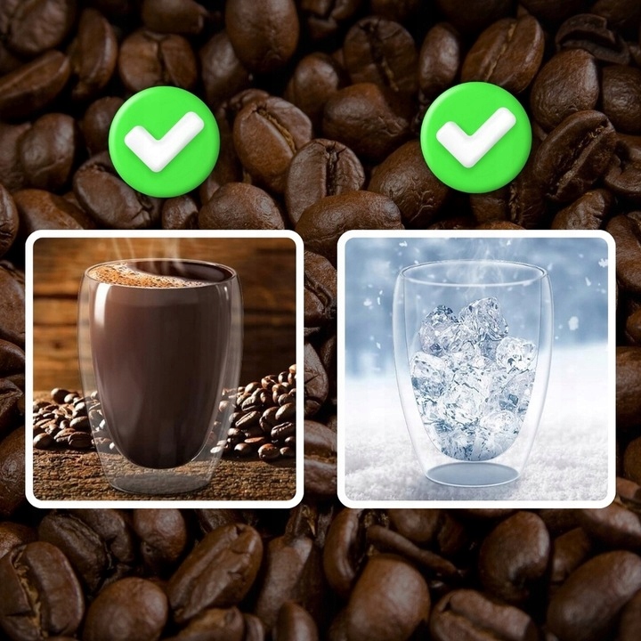 6x SZKLANKI TERMICZNE DO KAWY HERATY DRINKÓW WHISKEY 350ML MROŻONE LODY