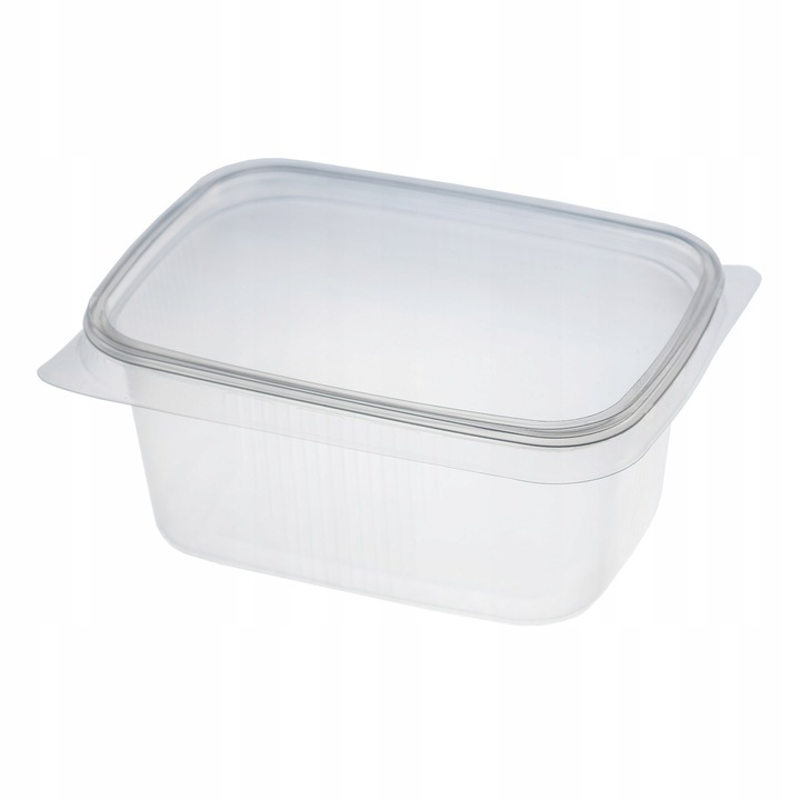 Pojemnik PP 250ml prostokątny z pokrywką A100