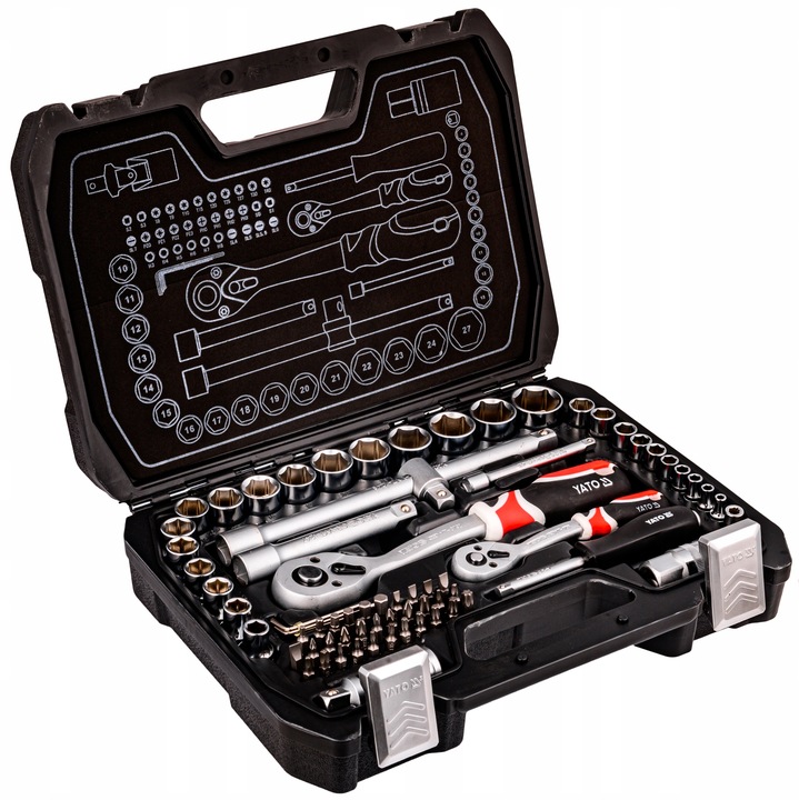 ZESTAW KLUCZY NASADOWYCH KLUCZE NASADOWE BITY TORX