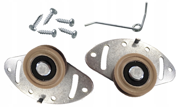 Komplet wózków szafa okucia rolki Easy C Mikro