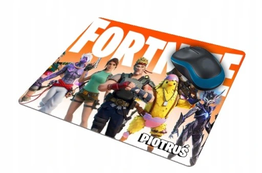 ZESTAW KUBEK + PODKŁADKA - FORTNITE GRA + IMIĘ