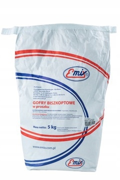 Gofry biszkoptowe w proszku Emix Gofry 5 kg