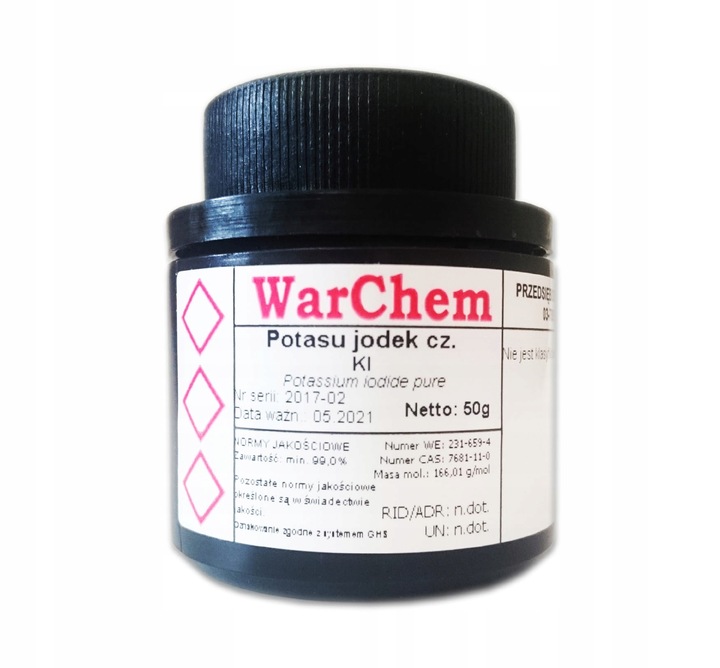 JODEK POTASU - 50g WARCHEM [51595]