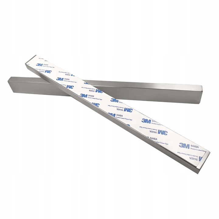 LISTWA MAGNETYCZNA NA NOŻE KLUCZE NARZĘDZIA 40CM SAMOPRZYLEPNA SREBRNA