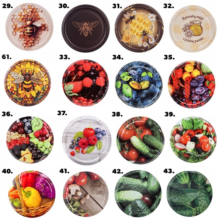 SŁOIK 425 ml SŁOIKI 400 ml NA PRZETWORY MIÓD SZKLANY ZAKRĘTKI 12 SZT FI 82