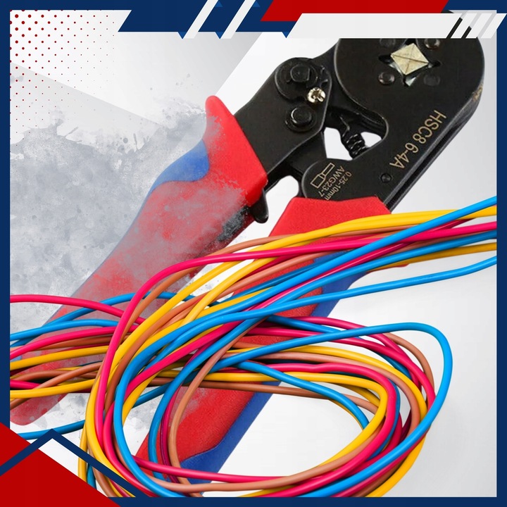 ZACISKARKA PRASKA 1800 TULEJEK KONEKTORÓW KOŃCÓWEK KABLI PRZEWODÓW