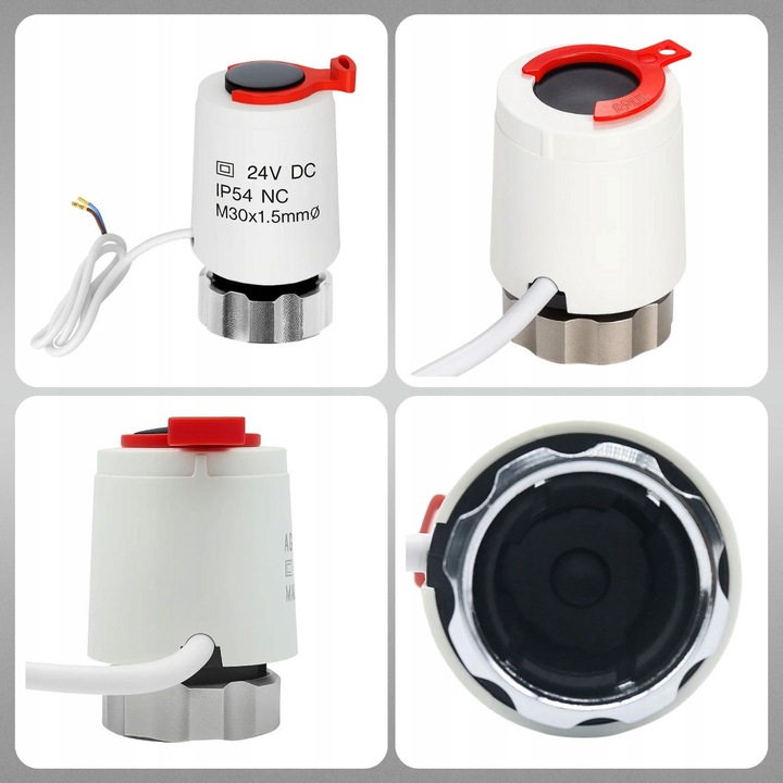 SIŁOWNIK TERMOELEKTRYCZNY DO ROZDZIELACZA ZAWORU M30 x 1.5 24V DC 2