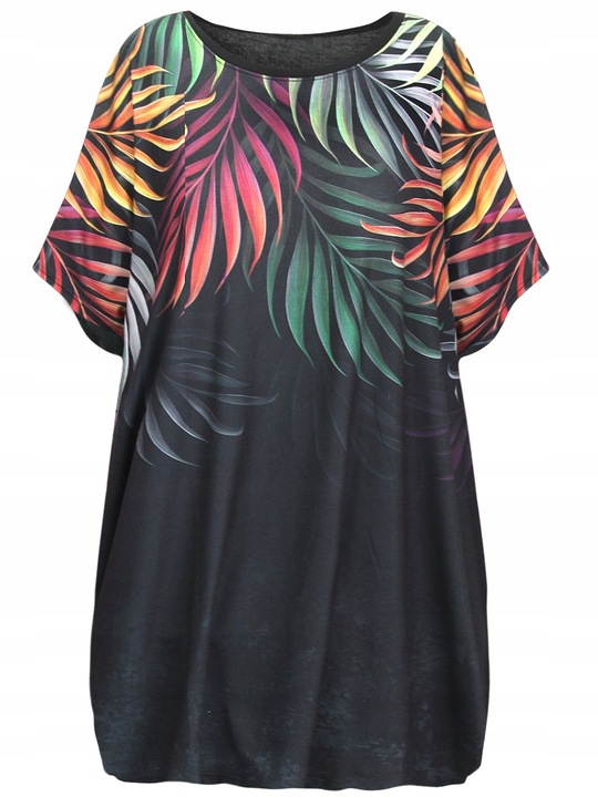 Kobieca bluzka z uroczym nadrukiem 50/52 5XL/6XL