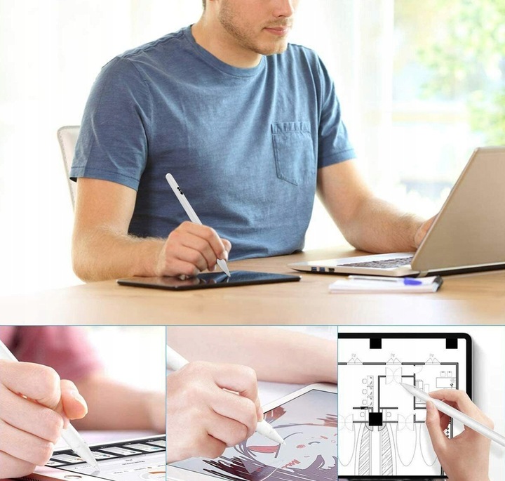 MAGNETYCZNY RYSK APPLE OŁÓWEK RYSK DOTYKOWY IPAD/IPHONE/ANDROID/IOS