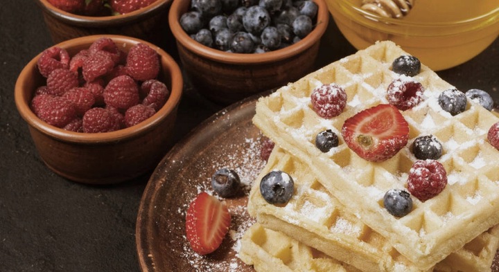 Gofrownica ADLER AD 3036 Czarny XXL na 4 gofry