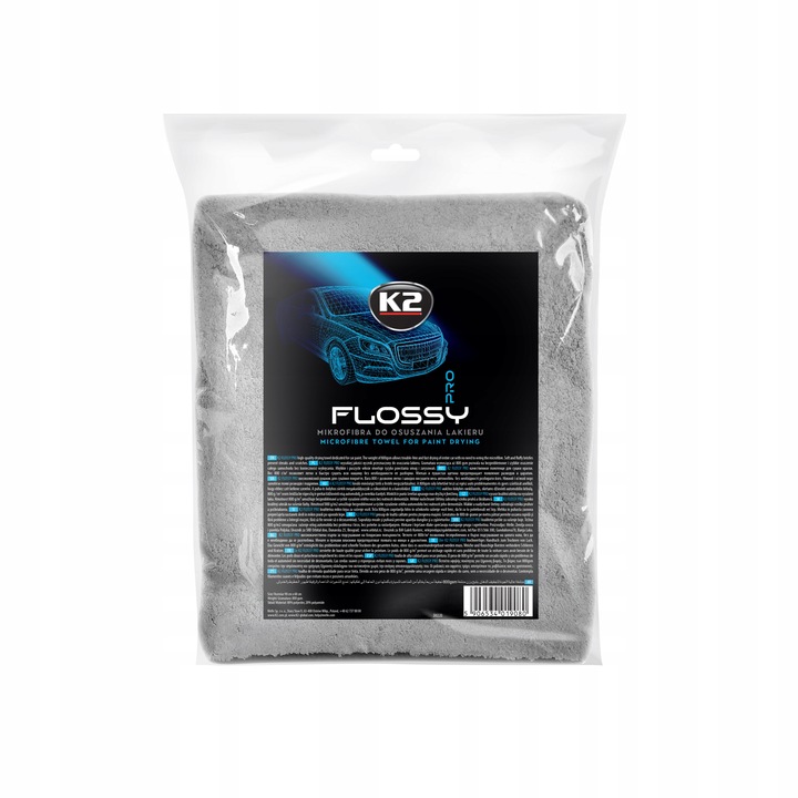 K2 FLOSSY PRO 90x60 RĘCZNIK Z MIKROFIBRY DO OSUSZANIA LAKIERU D0220