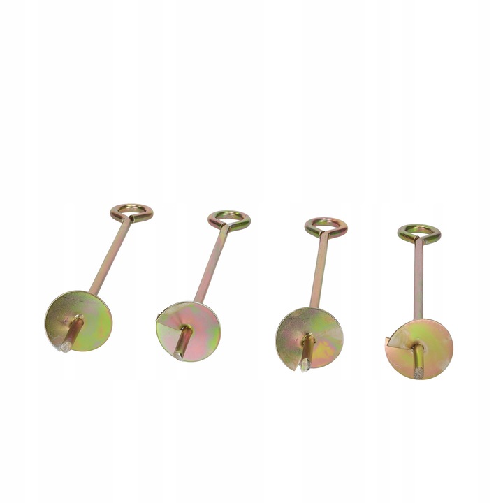 KOTWY MOCUJĄCE DO TRAMPOLINY PASY ZESTAW METALOWE UNIWERSALNE KOMPLET HAKÓW