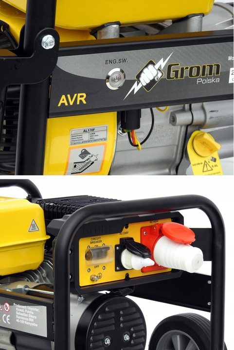 PROFESJONALNY AGREGAT PRĄDOTWÓRCZY 5,2kw generator AVR MIEDŹ STOJAN