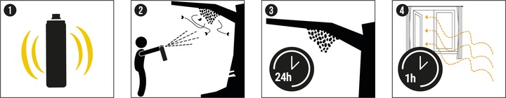 ŚRODEK SPRAY OPRYSK PŁYN PREPARAT NA OSY I SZERSZENIE BAZOOKA 750ML (3