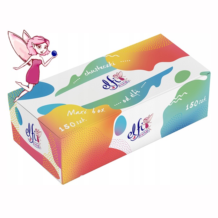 Chusteczki higieniczne bezzapachowe Elfi 2 warst. 150 szt.
