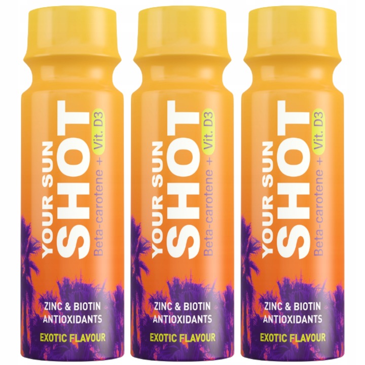Your Sun Shot Vit. D3 12x80ml solarium do opalania