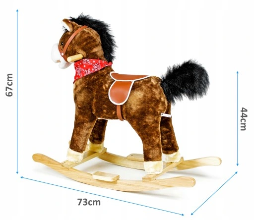 KOŃ na biegunach ŚPIEWAJĄCY, interaktywny KONIK