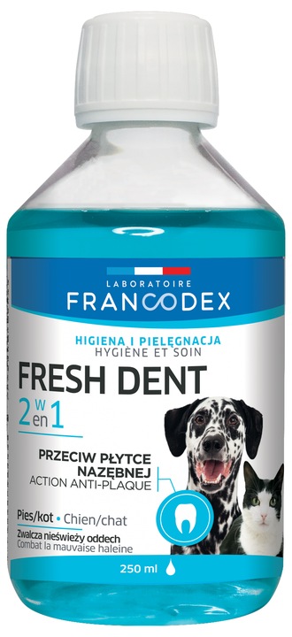 FRANCODEX Fresh Dent płyn oddech psa i kota 500 ml