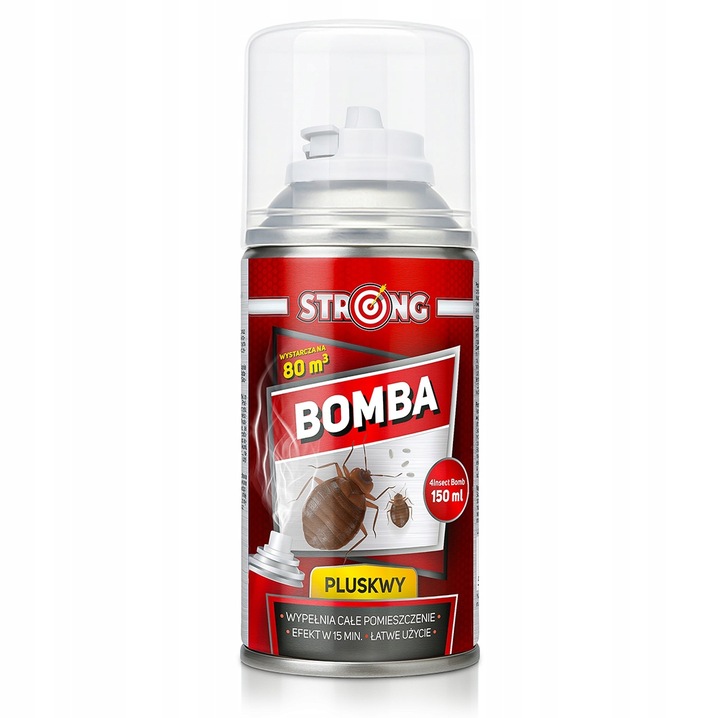 2xBOMBA STRONG NA PLUSKWY SKUTECZNY PREPARAT ŚRODEK NA PLUSKWY 150ML