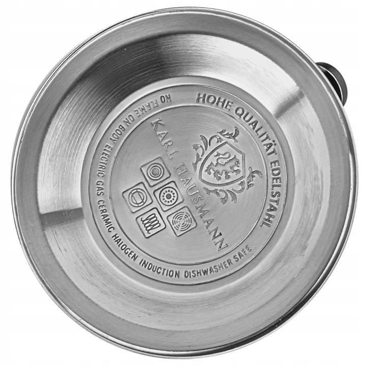 CZAJNIK STALOWY na GAZ 2,5L CZARNY z GWIZDKIEM +DREWNIANA RĄCZKA