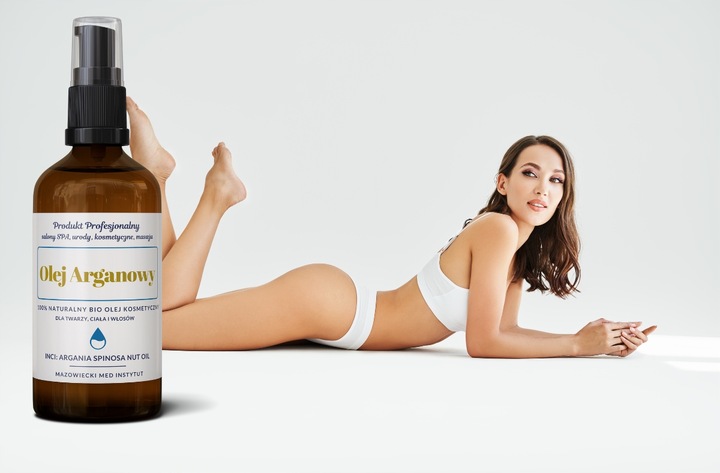 Olej olejek ARGANOWY 100 ml naturalny do twarzy