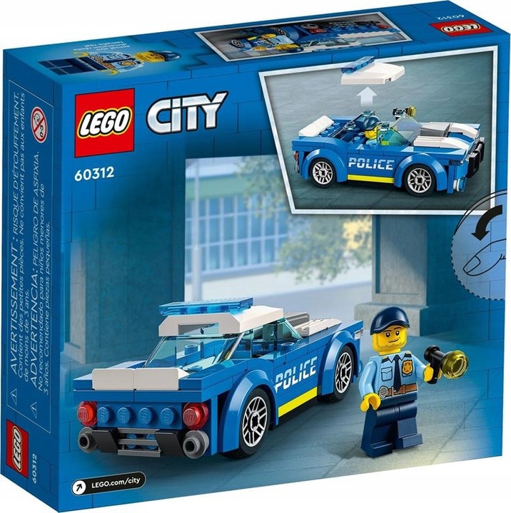 KLOCKI LEGO CITY 60312 RADIOWÓZ POLICYJNY AUTO POLICJA FIGURKI + TORBA LEGO