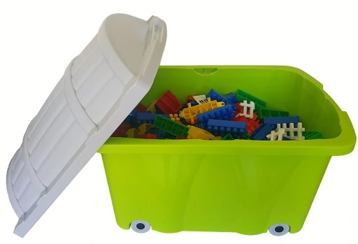 KLOCKI KONSTRUKCYJNE 500 w POJEMNIKU POLSKIE DUŻE