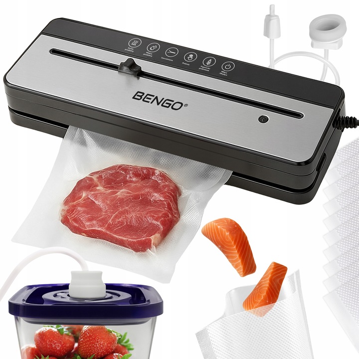 ZGRZEWARKA PRÓŻNIOWA PAKOWARKA DO ŻYWNOŚCI AUTOMATYCZNA GILOTYNA +