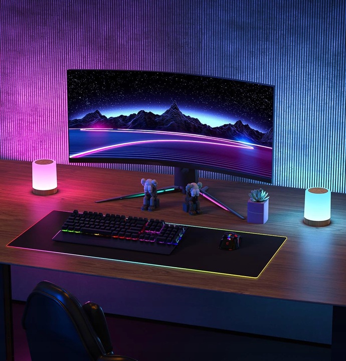 LAMPKA NOCNA LED, DOTYKOWA, ŚCIEMNIANA, LAMPA STOŁOWA LED, LAMPKA