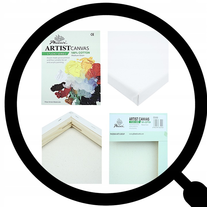 Płótno Malarskie Do Malowania 100x100 cm Podobrazia Phoenix Podobrazie