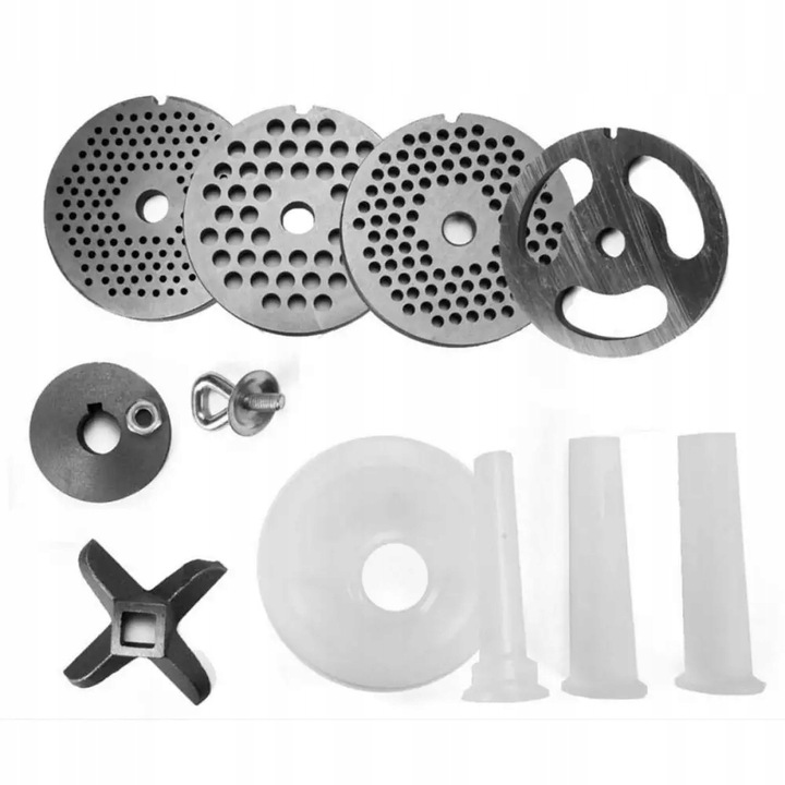 Maszynka 32 do Mielenia Mięsa NADZIEWARKA Koła Lejki 4 x SITO KING