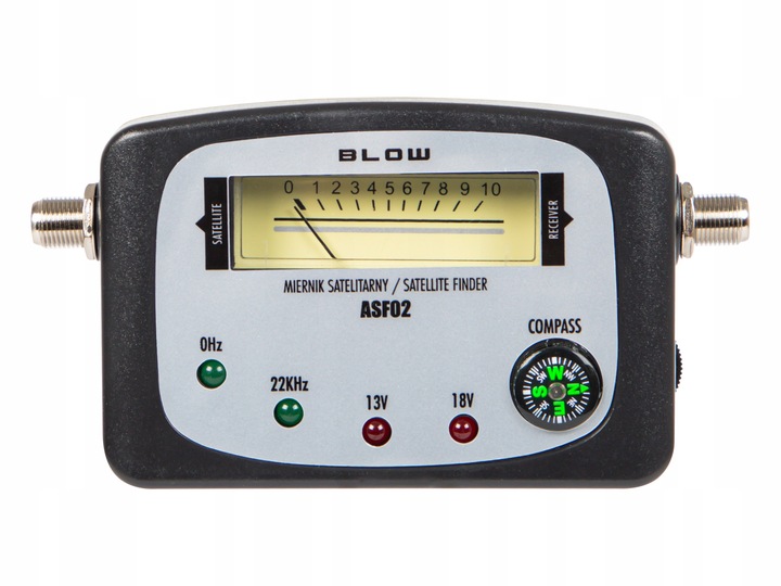 MIERNIK SYGNAŁU SAT BLOW TVF10 TELEWIZJI SIGNAL FINDER SATELITARNEGO