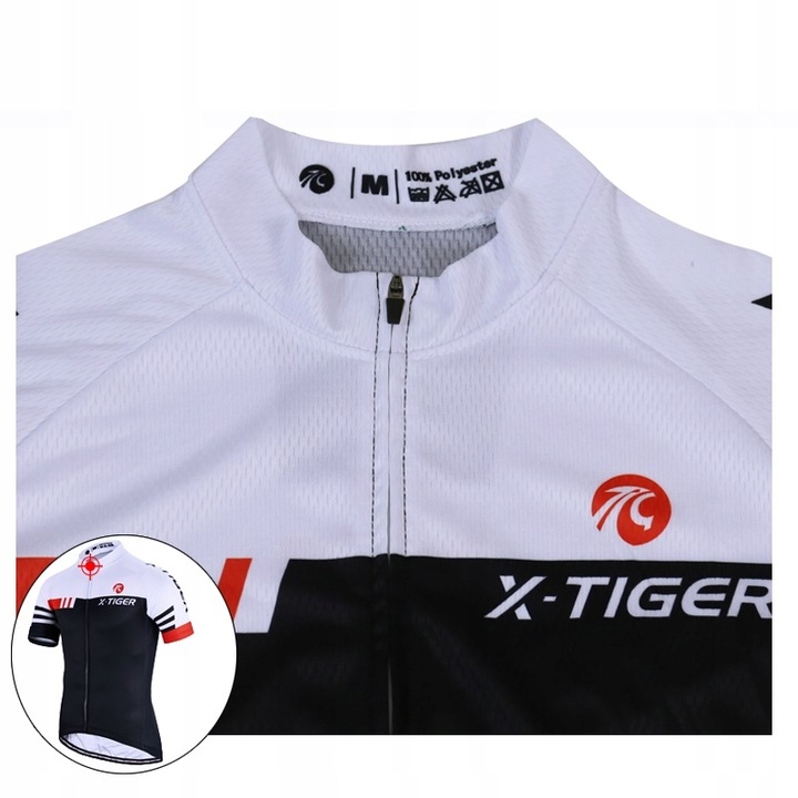 KOSZULKA ROWEROWA NA ROWER TERMOAKTYWNA Z ODBLASKIEM TERMO DOPASOWANA PRO