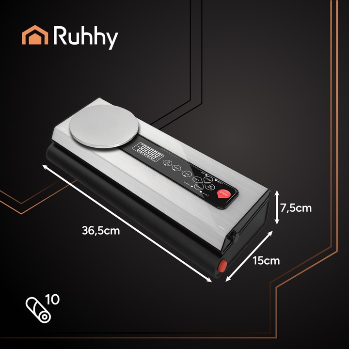 Zgrzewarka Próżniowa do Żywności Pakowarka Automatyczna do Jedzenia +