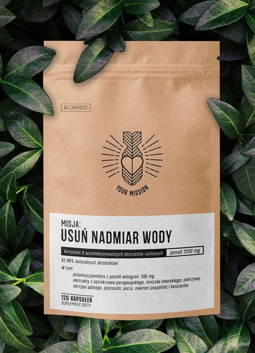 MISJA: Usuń nadmiar wody! 9 ekstraktów 120 kapsułek Alchemist