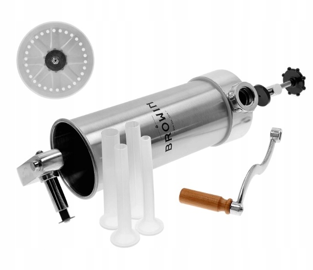 NADZIEWARKA PIONOWA DO KIEŁBASY KABANOSÓW 4 LEJKI BROWIN 311002 3KG