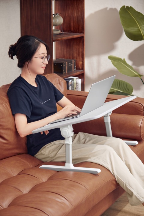 Elegancki Stolik PODSTAWKA STOJAK pod LAPTOPA Regulacja Wysokości Duży Blat