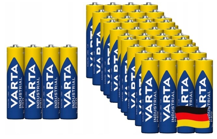 40 x BATERIE VARTA INDUSTRIAL PRO AA LR6 R6 1,5V
