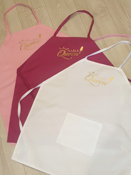 fartuch fartuszek kosmetyczny flex nadruk logo napis nazwa imię prezent