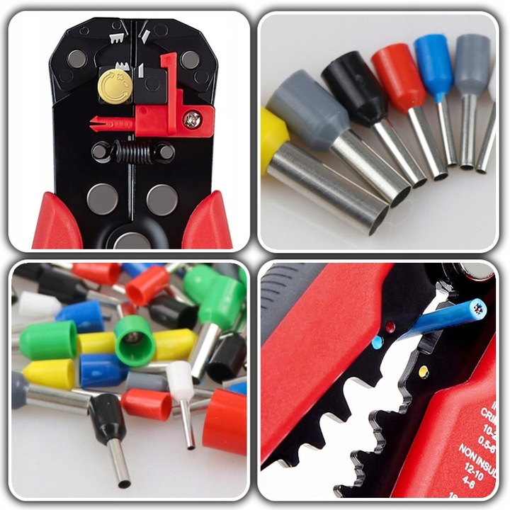 ZESTAW ŚCIĄGACZ IZOLACJI ZACISKARKA PRASKA SZEŚCIOKĄTNA DO TULEJEK