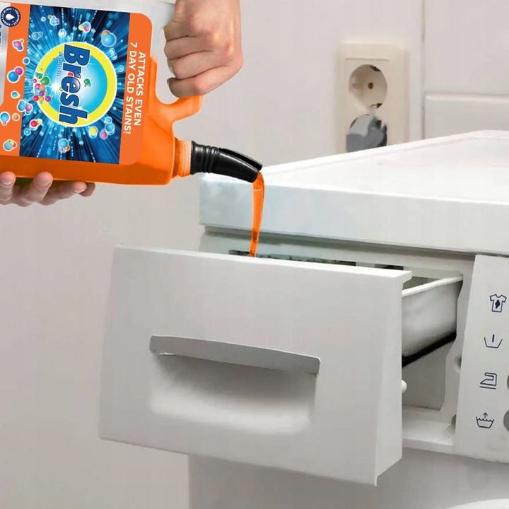 Bresh 150 PRAŃ żel płyn do Prania 5L Ultra-koncentrat usuwa plamy do 7 dni