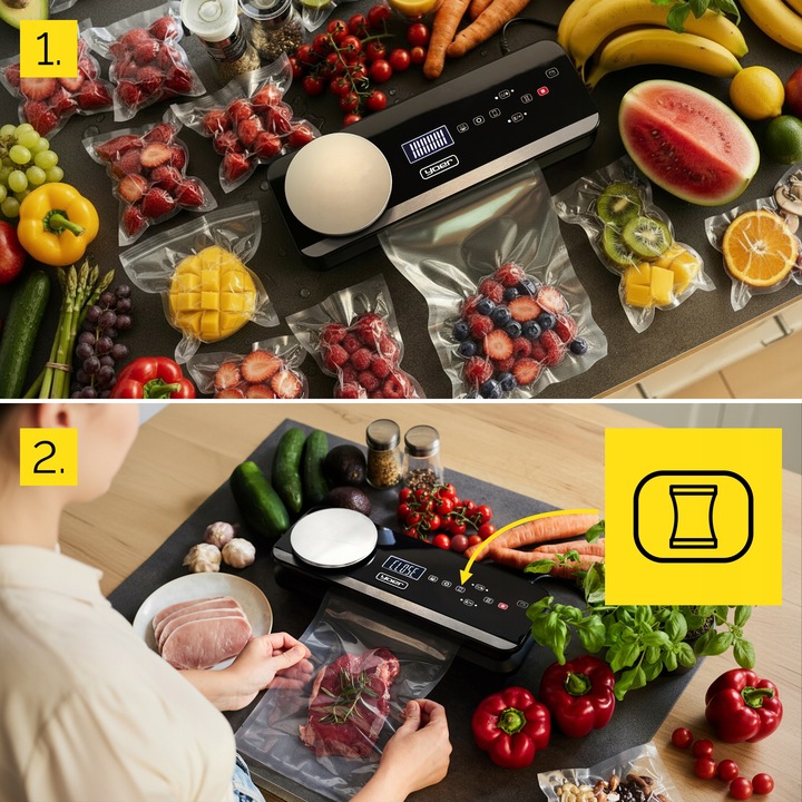 Zgrzewarka próżniowa Pakowarka żywności Yoer AUTOMATYCZNA +Akcesoria