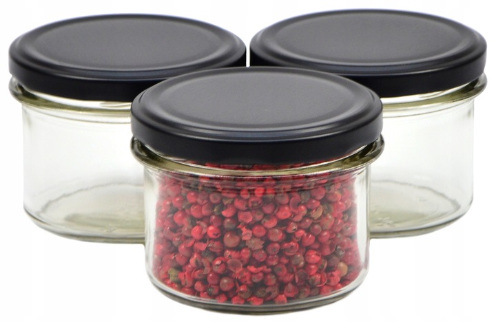 12x Słoik Szklany Na Przetwory 235 ml Prosty Słoiczek Do Dżemów Do Świec