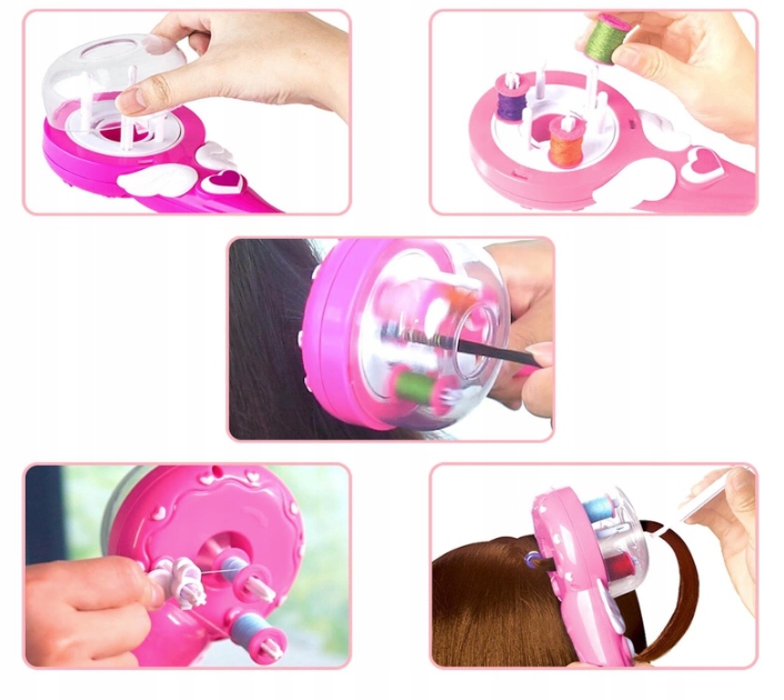 Zaplatarka Warkoczyków Warkoczyki Zaplatacz Maszynka do Ozdabiania Włosów