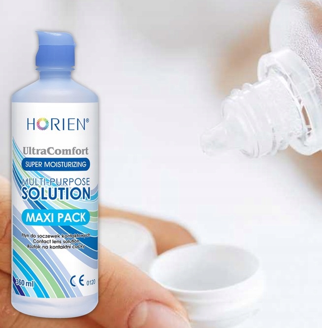 HORIEN ULTRA COMFORT MAXI PACK 360ML+ 100ML PŁYN DO SOCZEWEK