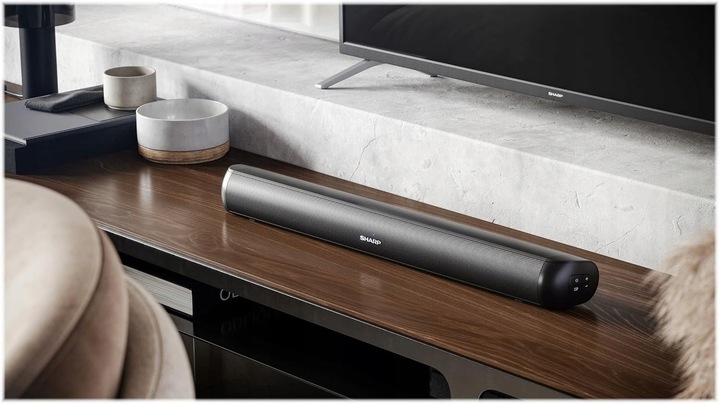 Soundbar Sharp HT-SB107 2.0 90 W, Bluetooth, HDMI, AUX, USB, Czarny HIT !