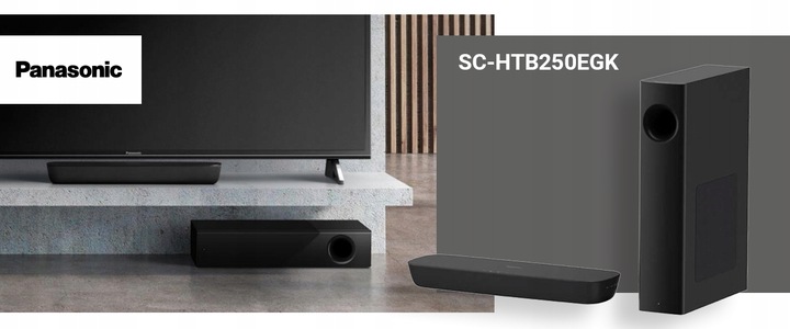 Panasonic SC-HTB250 Soundbar i subwoofer Bluetooth
