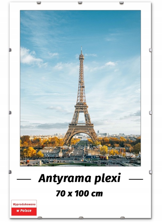 ANTYRAMA PLEXI 70x100 100x70 cm RAMKA NA ZDJĘCIA