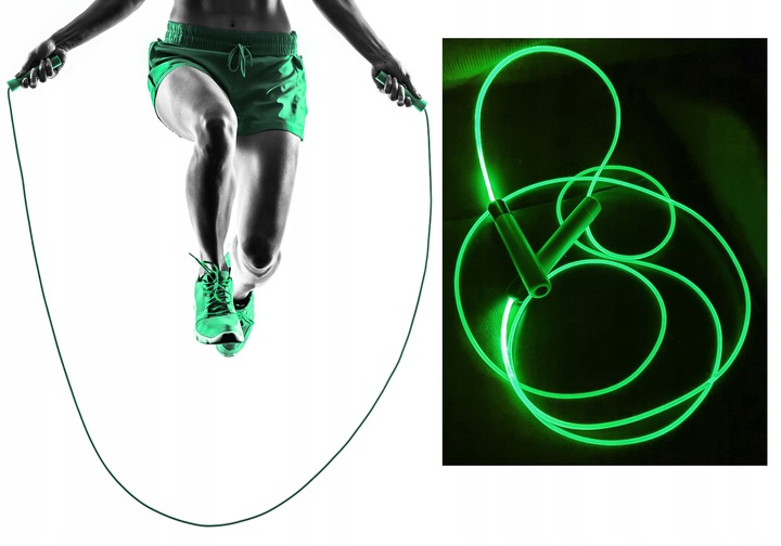 SKAKANKA LED ŚWIECĄCA LIGHT ŚWIATŁO E1236 EMAJ